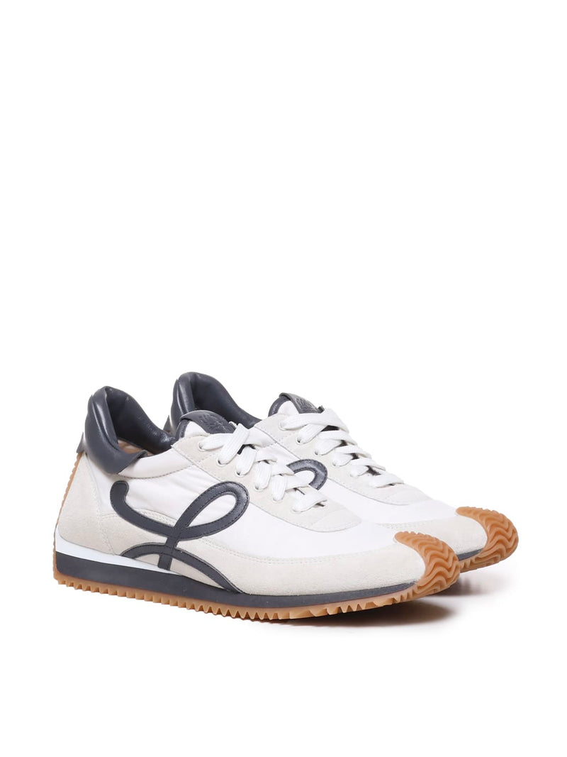 Loewe Flow Runner In Nylon And Suede - Men