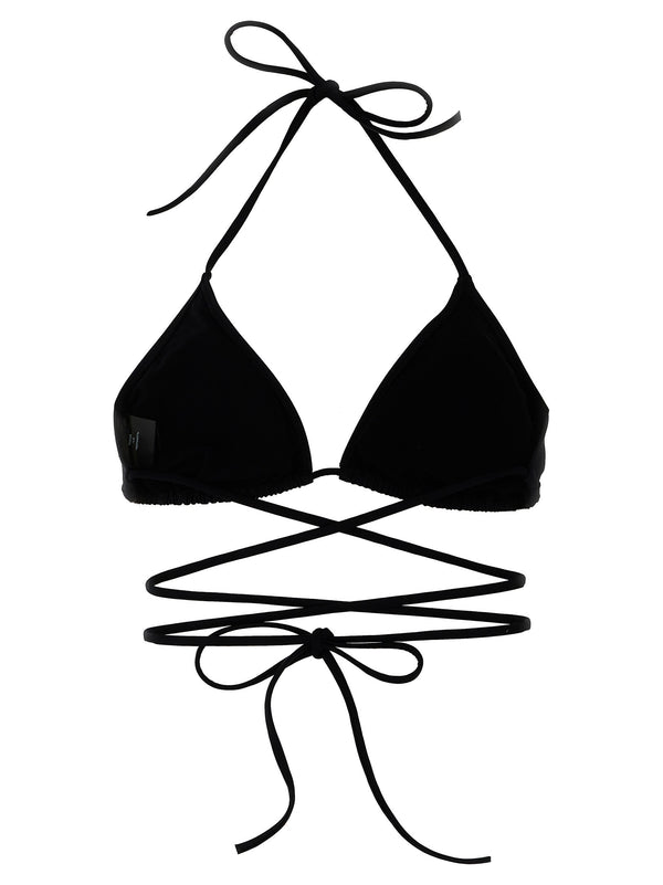 VETEMENTS logo Bikini Top - Women