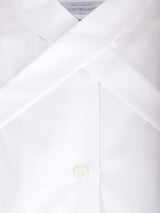 Off-White Cross-collar Curved Hem Shirt - Women