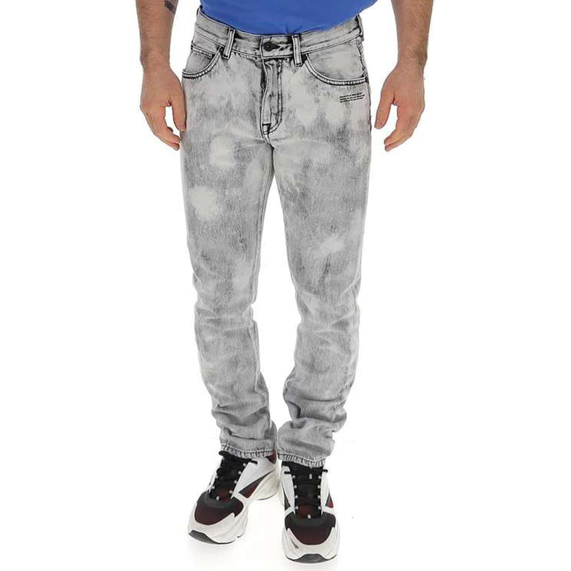 Off-White Cotton Denim Jeans - Men - Piano Luigi