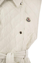 Moncler Sleeveless Quilted Trench Coat - Women