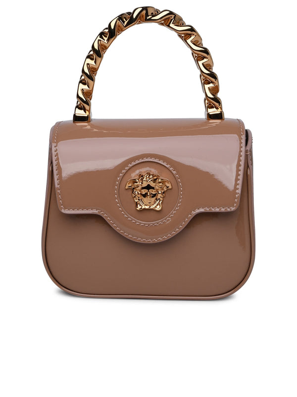 Versace Patent Bag Nude - Women