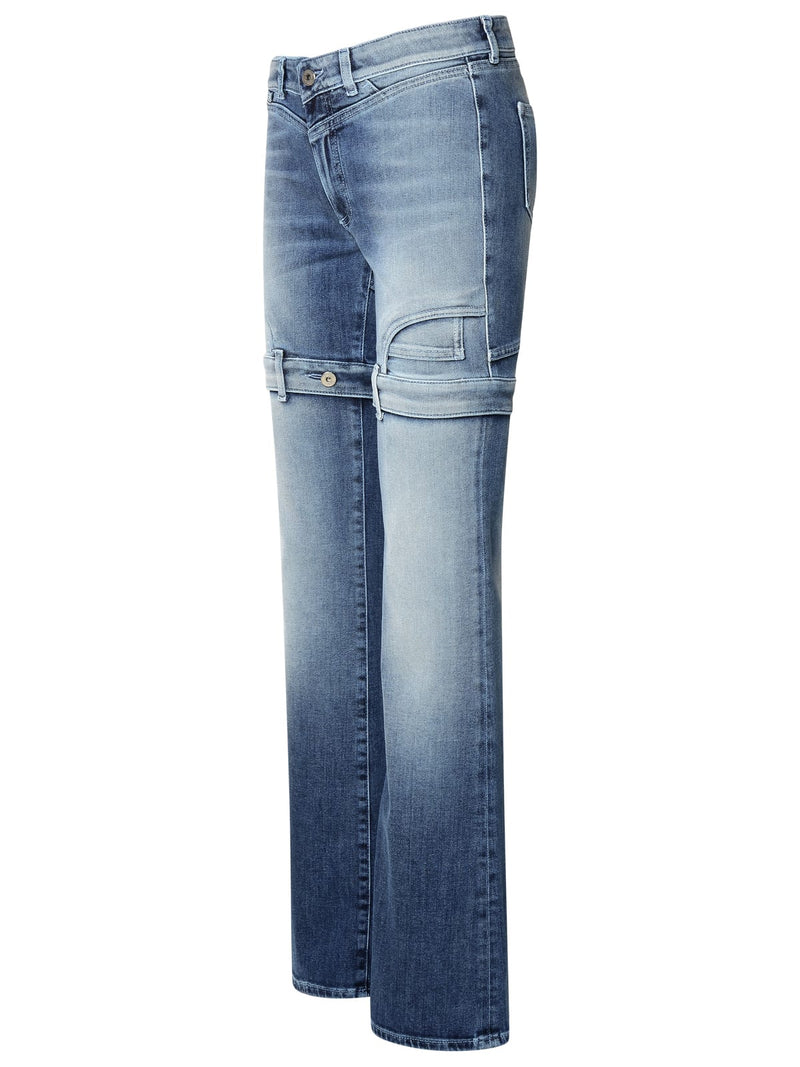 Off-White Blue Cotton Jeans - Women