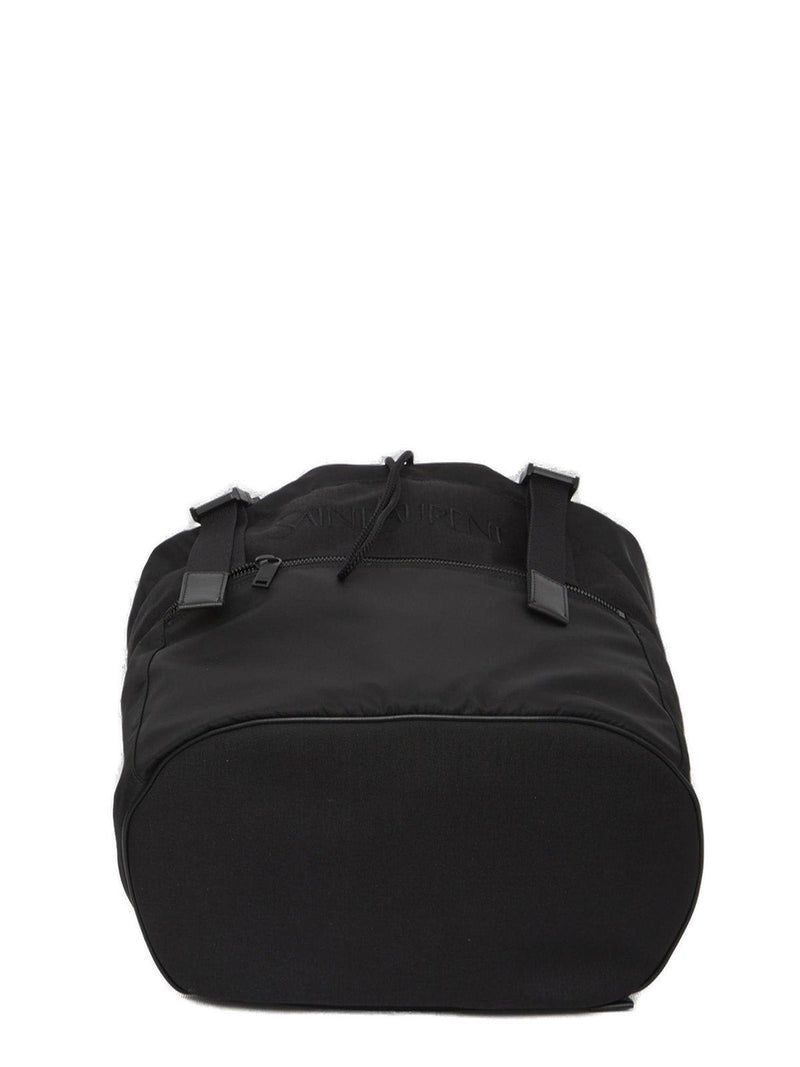 Saint Laurent Logo Embroidered Buckle Fastening Backpack - Men