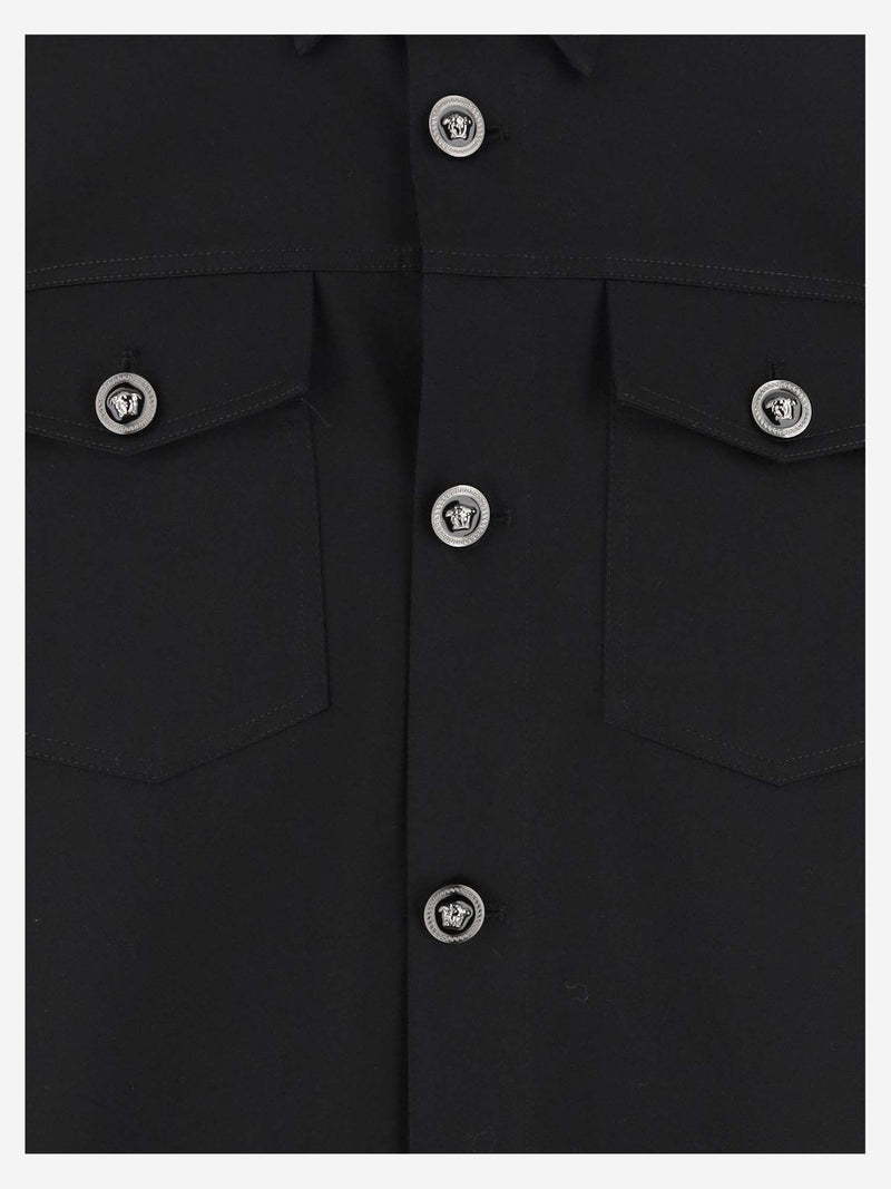 Versace Cotton Gabardine Shirt - Men