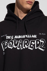 Dsquared2 Logo Printed Drawstring Hoodie - Men - Piano Luigi