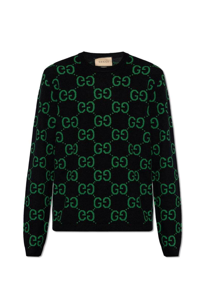 Gucci Sweater With gg Pattern - Men