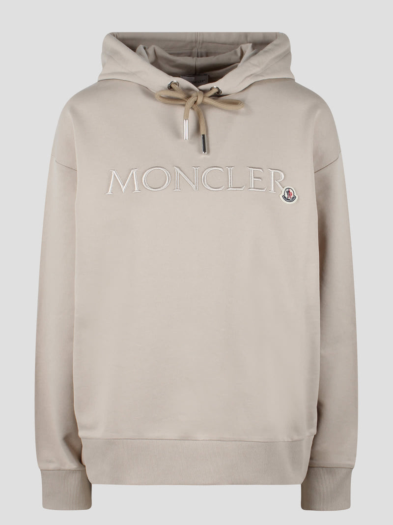 Moncler Embroidered Logo Hoodie - Women