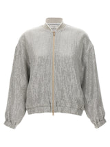 Brunello Cucinelli Sequin Bomber Jacket - Women