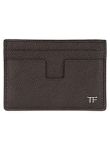 Tom Ford Logo Plaque Classic Credit Card Holder - Men