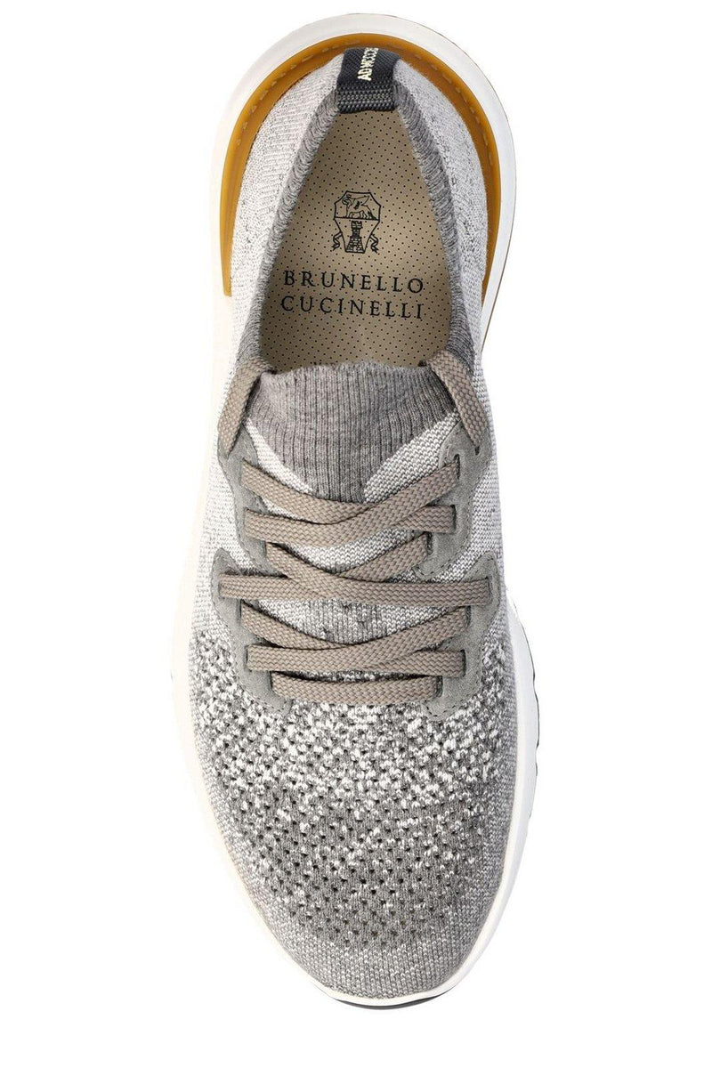 Brunello Cucinelli Lace Up Sock Sneakers - Men