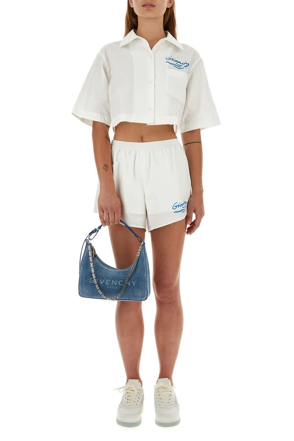 Givenchy White Cotton Shorts - Women