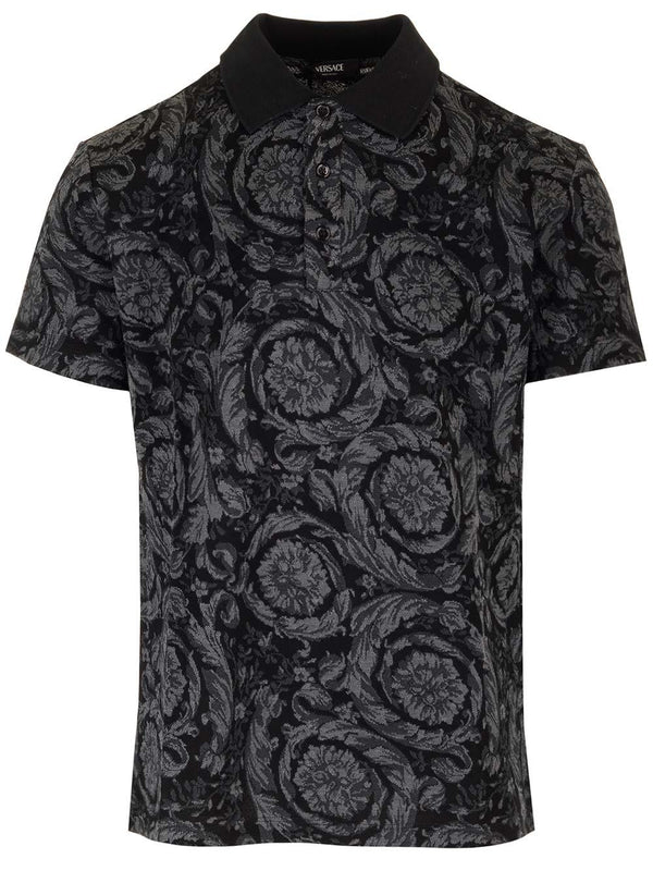 Versace Slim Fit Polo Shirt - Men - Piano Luigi