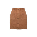 Burberry Knitted Mini Skirt - Women