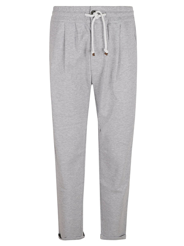 Brunello Cucinelli Drawstring Waist Plain Track Pants - Men