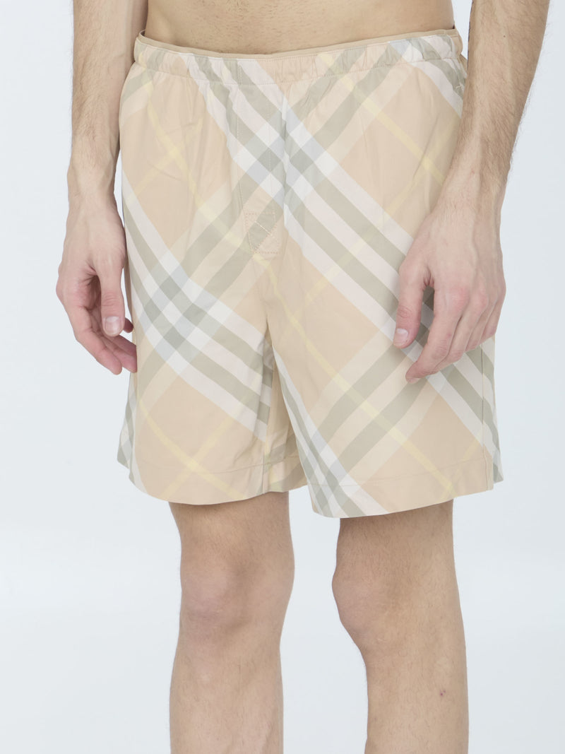 Burberry Check Swim Shorts - Men