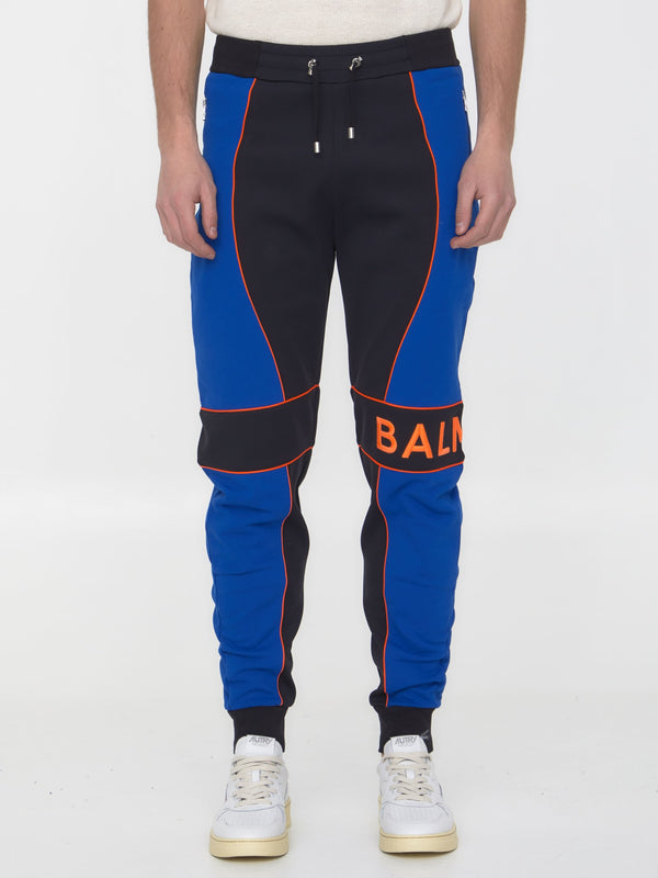 Balmain Track Pants With Logo - Men