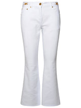 Versace White Cotton Jeans - Women