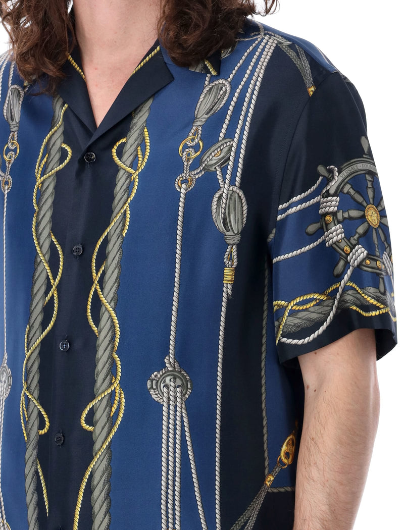 Versace Nautical Bowling Shirt - Men