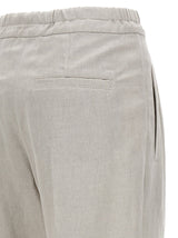 Brunello Cucinelli Linen Cotton Trousers - Women