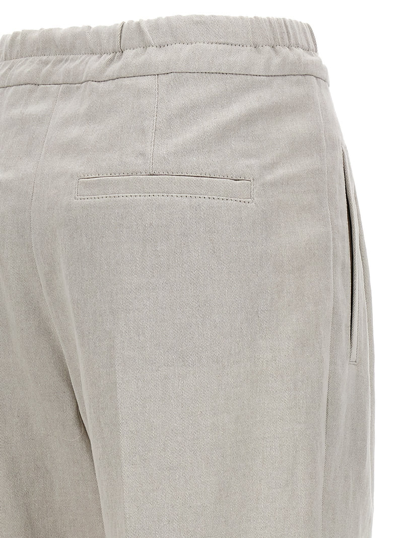 Brunello Cucinelli Linen Cotton Trousers - Women