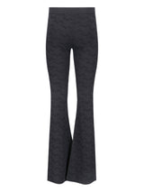 Versace Medusa Flared Stretch Viscose Jersey Pants - Women