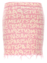 VETEMENTS graffiti Monogram Skirt - Women