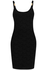 Versace la Greca Knitted Mini Dress - Women