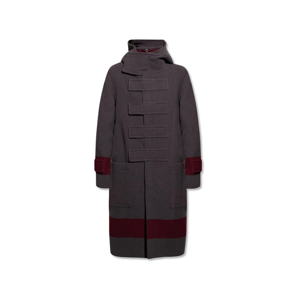 Burberry Wool Hooded Coat - Men - Piano Luigi