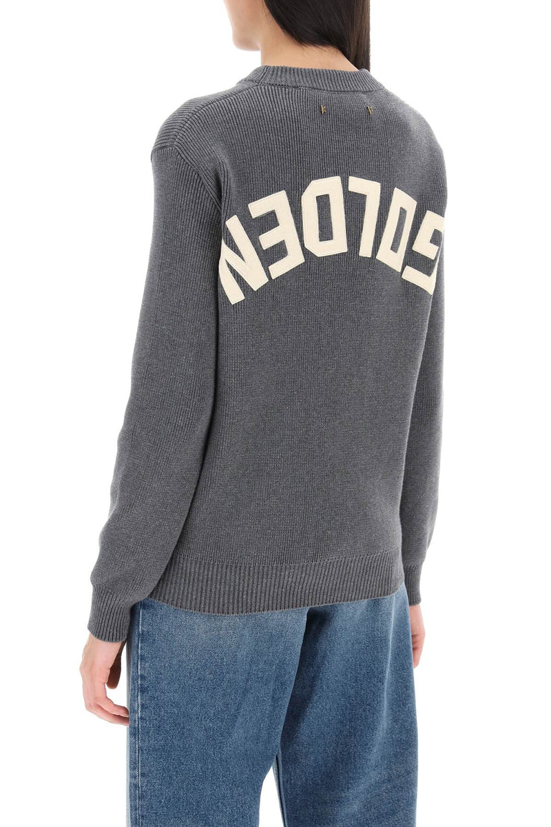 Golden Goose Dany Cotton Sweater With Lettering - Women