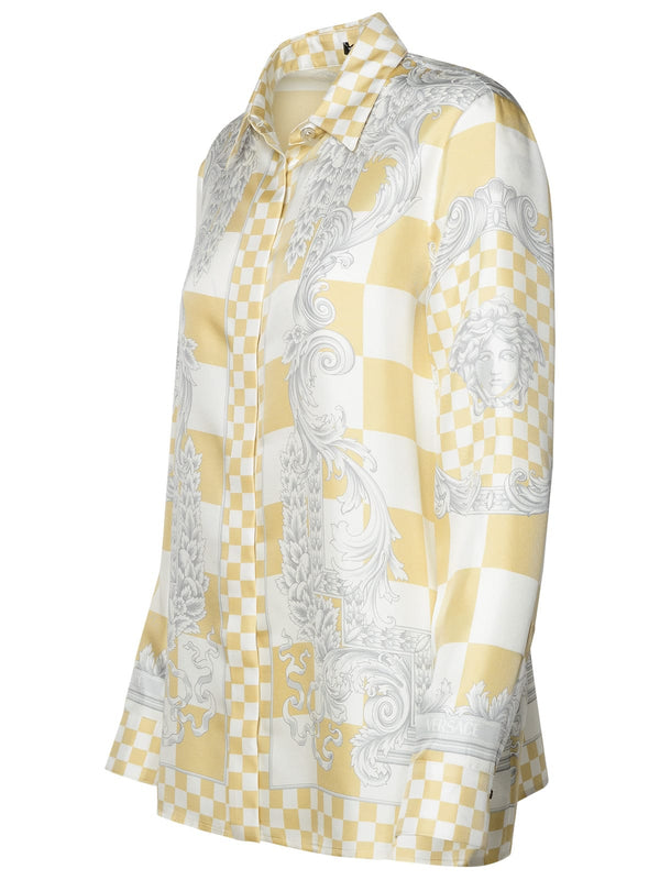 Versace Beige Silk Shirt - Women