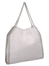 Stella McCartney Falabella Small Tote Bag In Ice Grey - Women