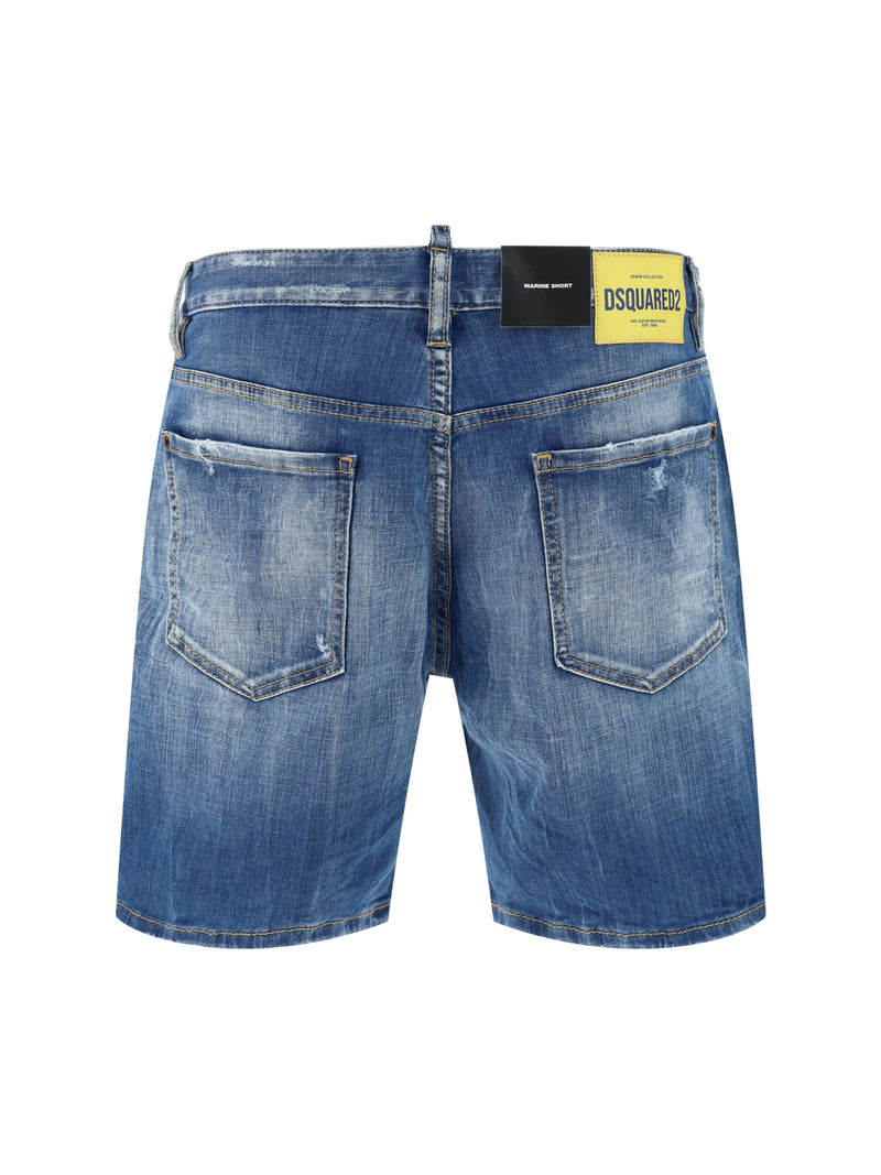 Dsquared2 Marine Denim Shorts - Men