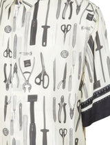 Fendi All-over Graphic Printed Short-sleeved Shirt - Men
