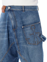 J.W. Anderson Twisted Workwear Denim Shorts - Men