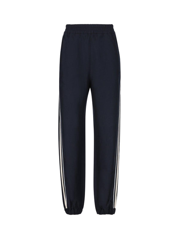 Moncler Logo Embroidered Straight Leg Sweatpants - Women