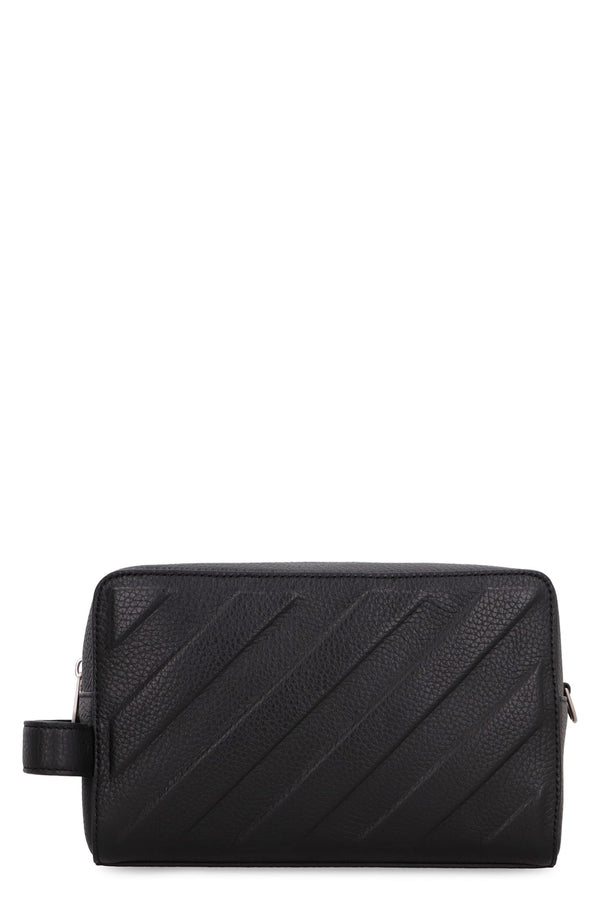 Off-White Leather Pouch - Men