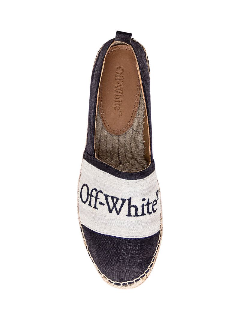 Off-White Espadrillas With Logo Bookish - Women