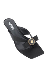 Versace Gianni Ribbon Thong Mules - Women