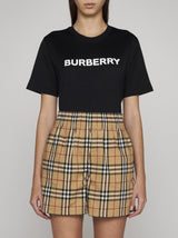 Burberry Audrey Check Cotton Shorts - Women