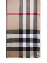 Burberry Beige Cashmere Blend Scarf - Men