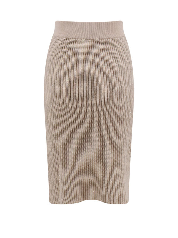 Brunello Cucinelli Knitted Midi Skirt - Women