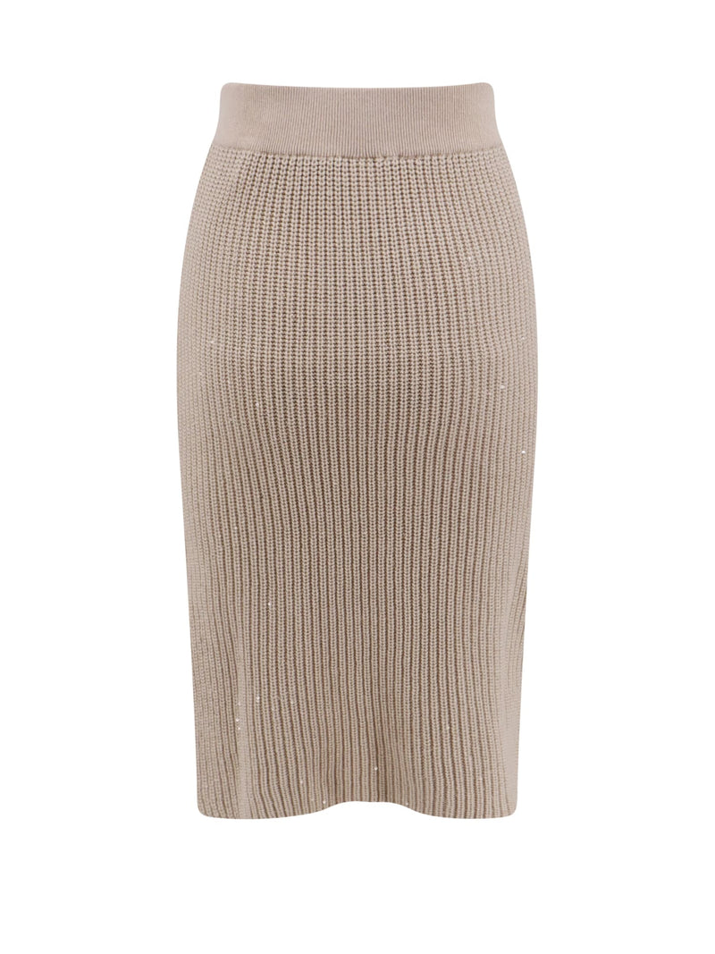 Brunello Cucinelli Knitted Midi Skirt - Women