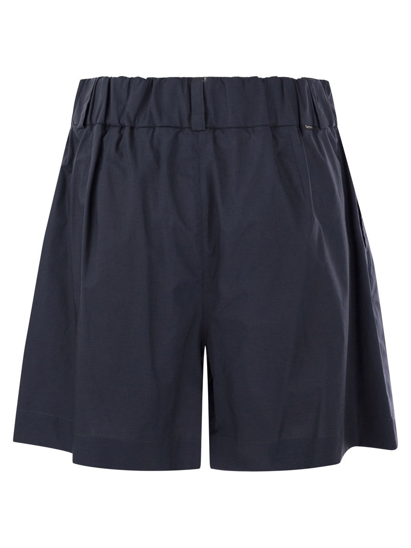 Woolrich Pure Cotton Poplin Shorts - Women