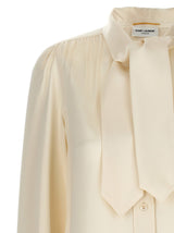 Saint Laurent Lavalliere Silk Shirt - Women