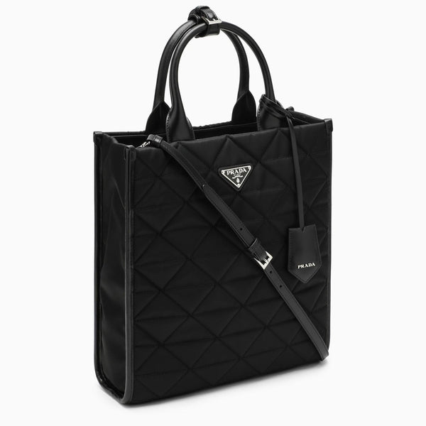 Prada Black Re-nylon Tote Bag - Women