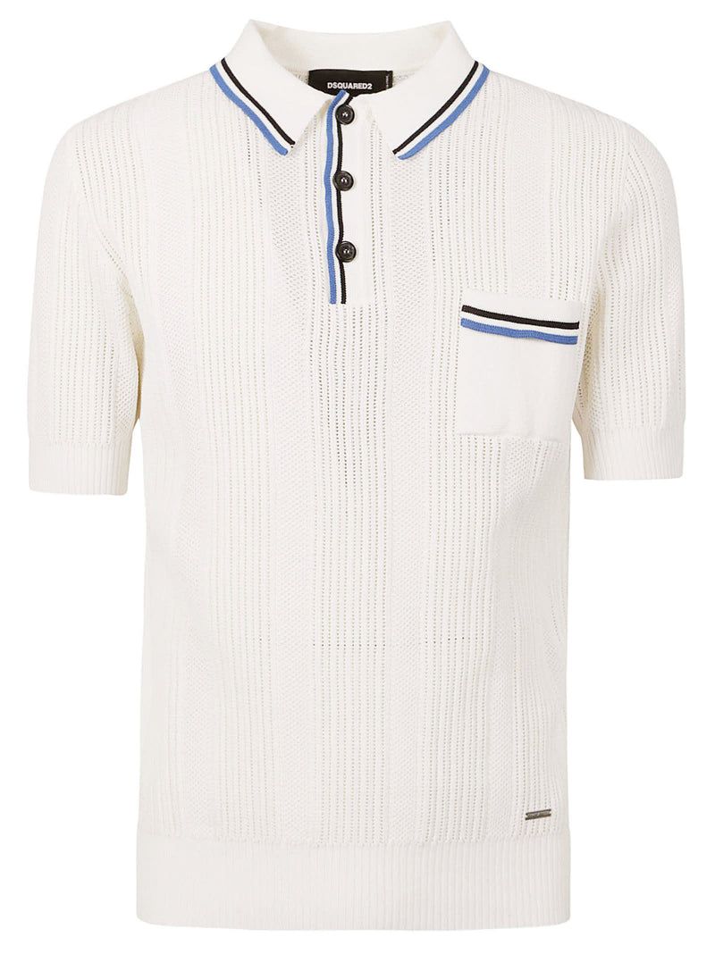 Dsquared2 Knit Polo Shirt - Men