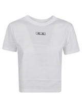 Miu Miu Logo Cropped T-shirt - Women