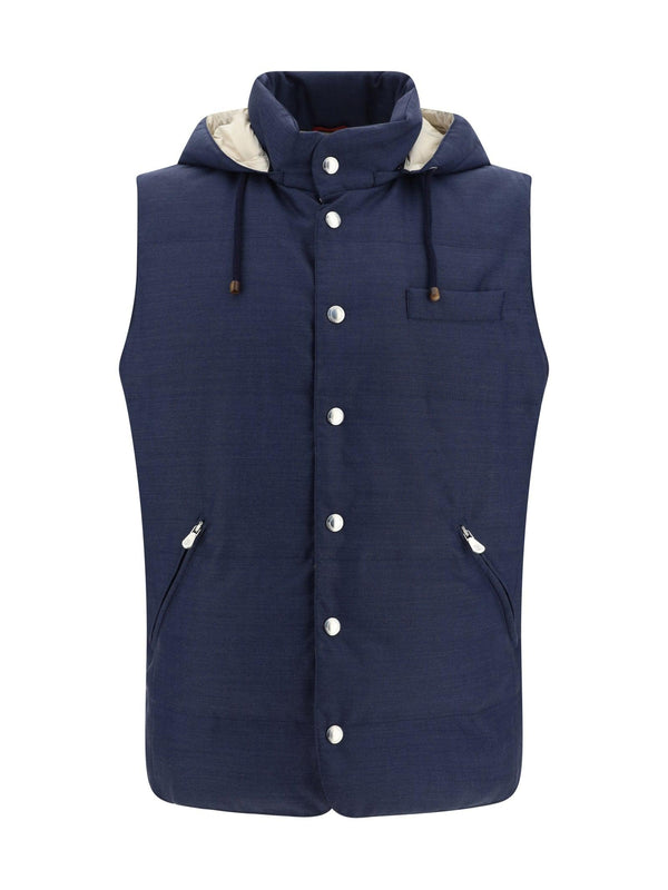 Brunello Cucinelli Down Vest - Men - Piano Luigi