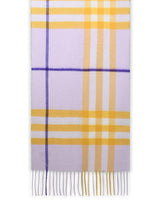 Burberry Lilac Cashmere Scarf - Men - Piano Luigi